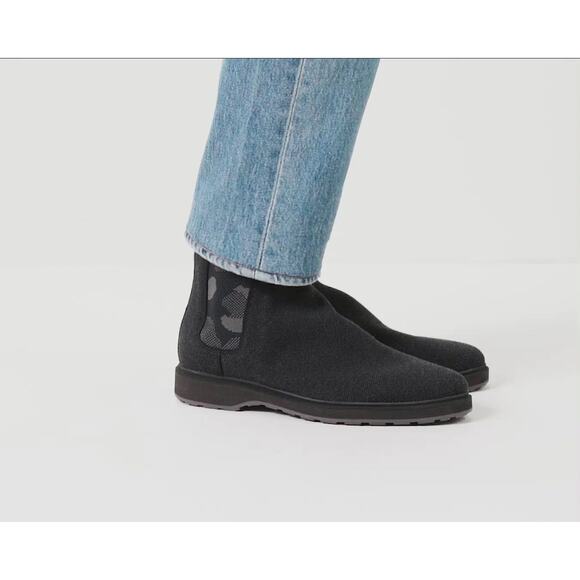 Rothy’s Merino Wool Chelsea Boots Dark Gray Men’s Size 9.5 NEW - Picture 2 of 10